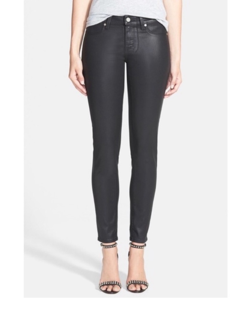 Paige Vertugo coated skinny jeans